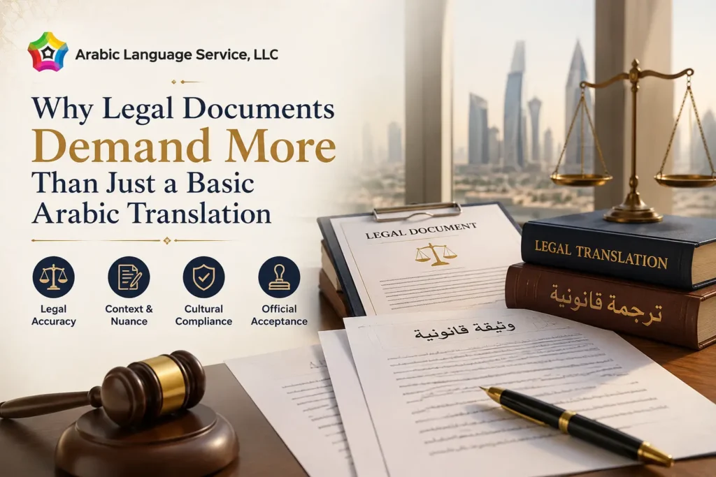 Arabic to English Legal Translation