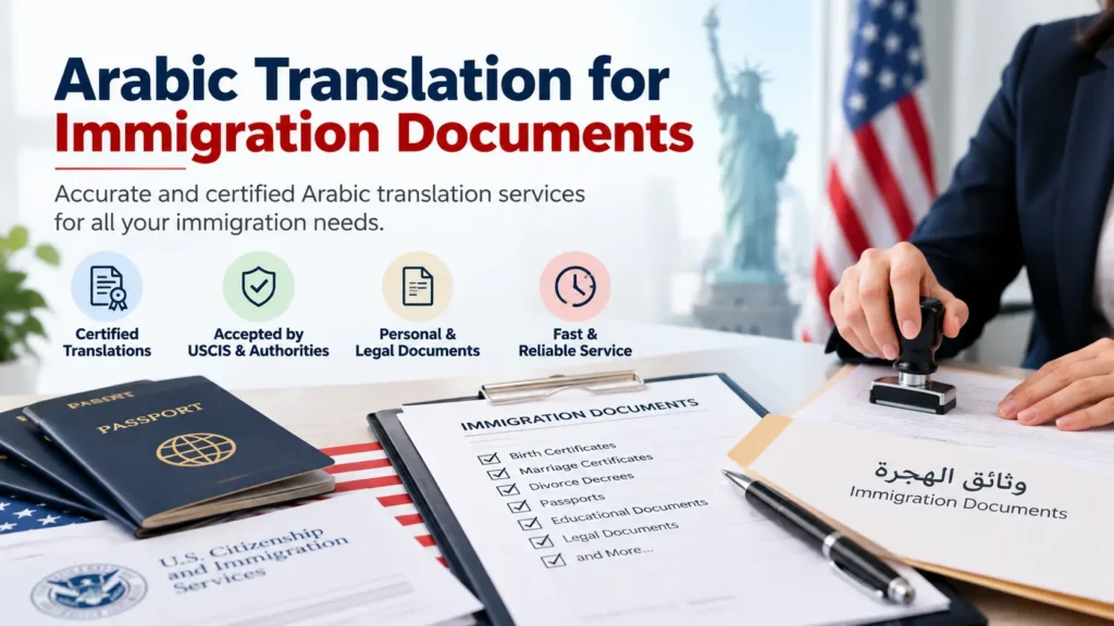 Arabic Translation for Immigration Documents: How Names, Dates and Seals Decide Whether a Case Moves Forward
